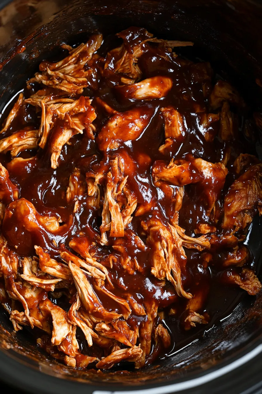 Crockpot BBQ Pulled Chicken
