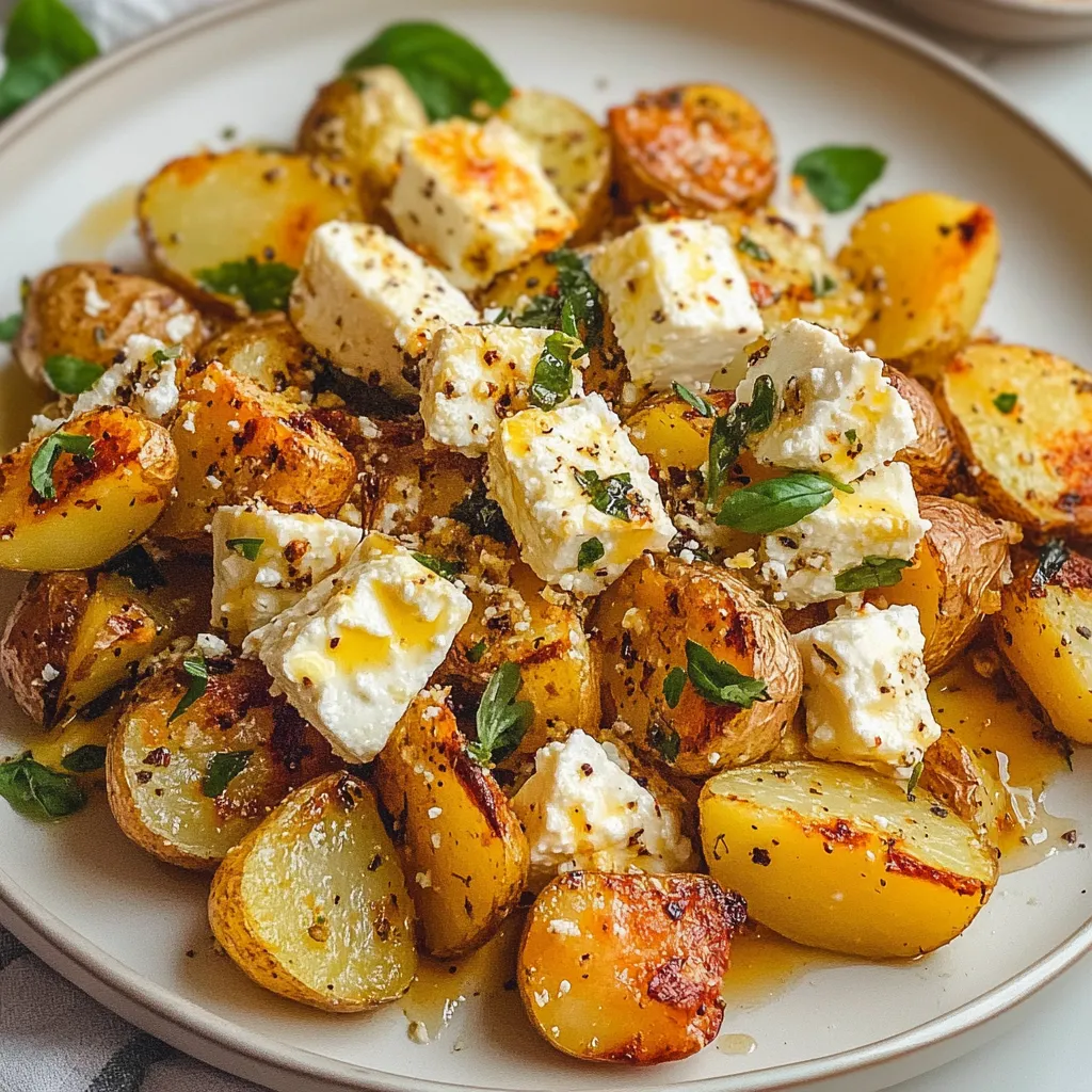 Baked Feta Potatoes