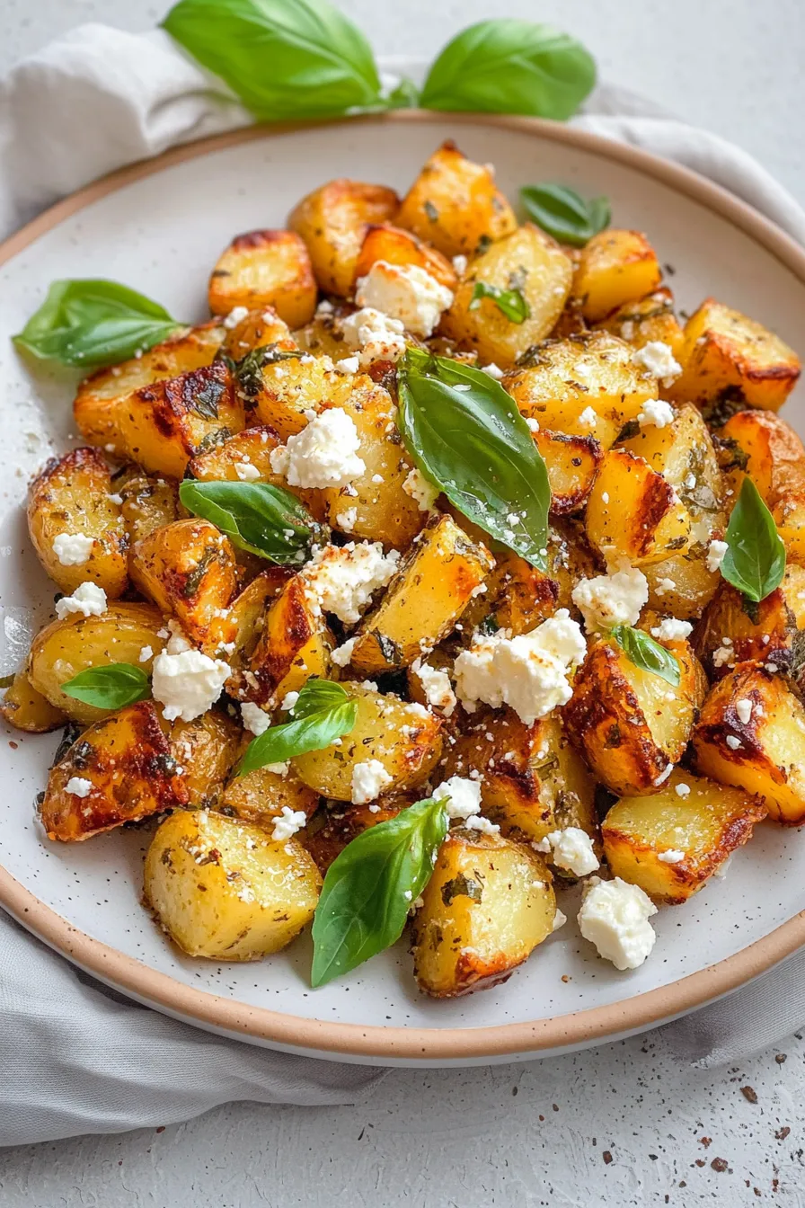 Baked Feta Potatoes