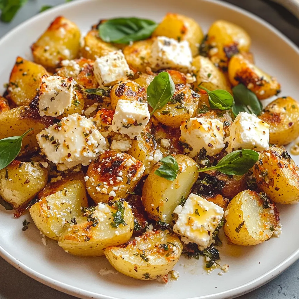 Baked Feta Potatoes