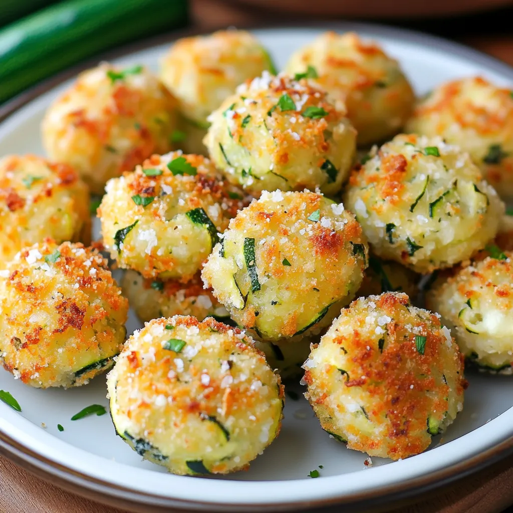 Cheesy Zucchini Bites