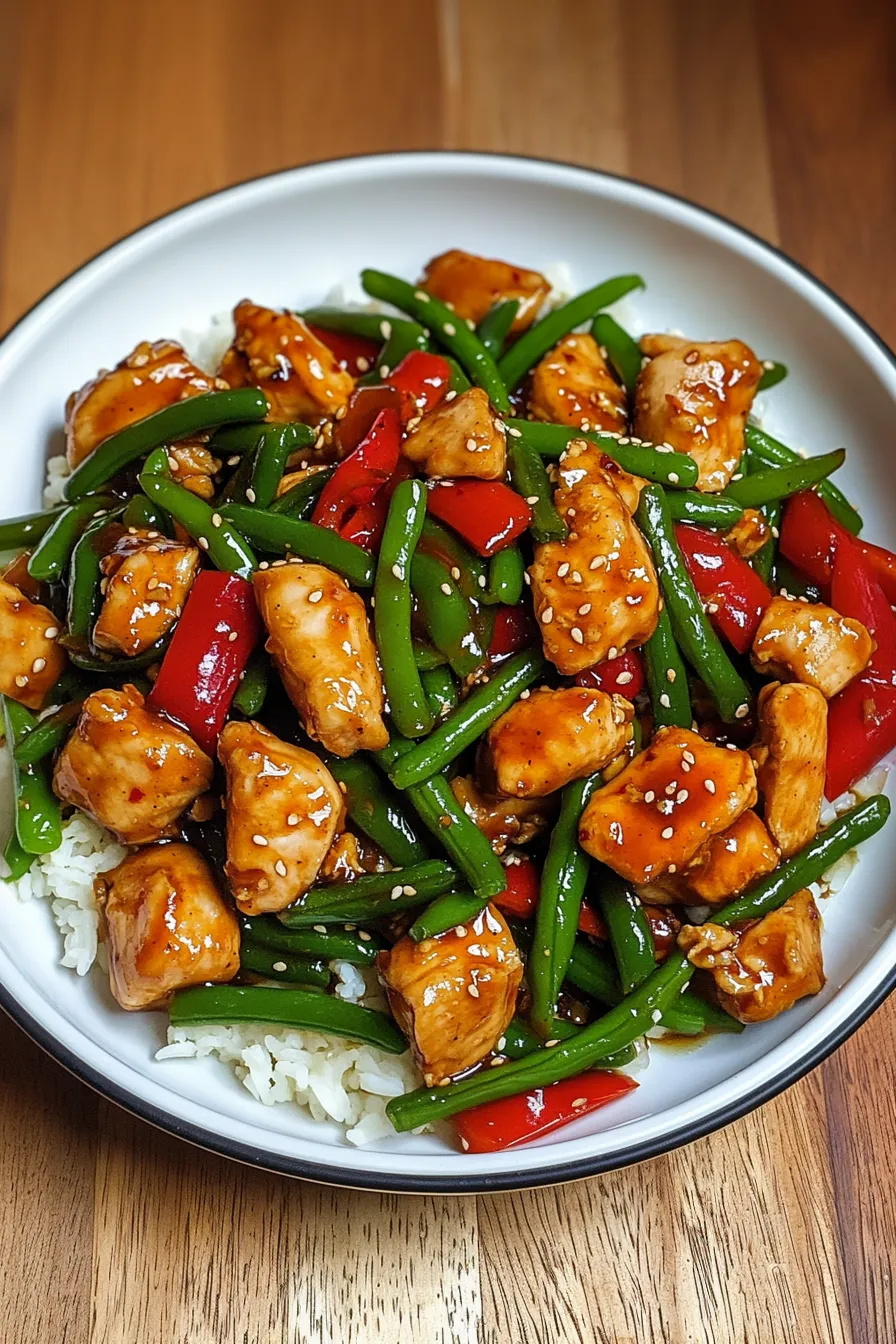 Thai Chicken Stir Fry with Green Beans