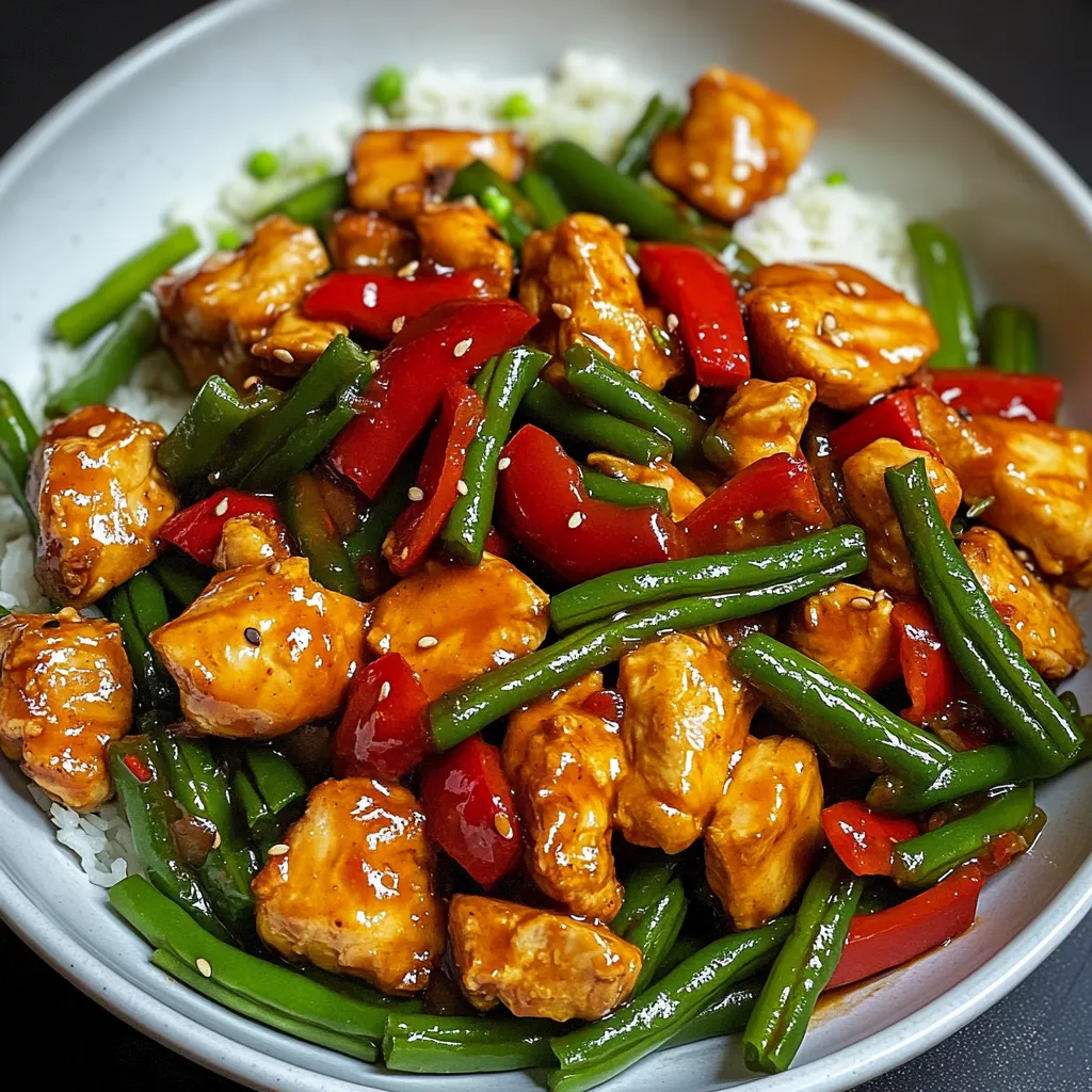 Thai Chicken Stir Fry with Green Beans