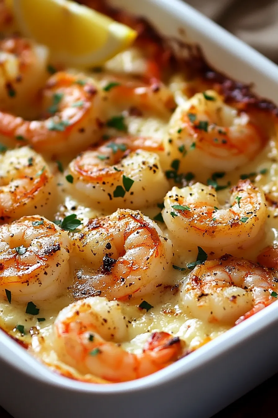 Baked Garlic Parmesan Shrimp