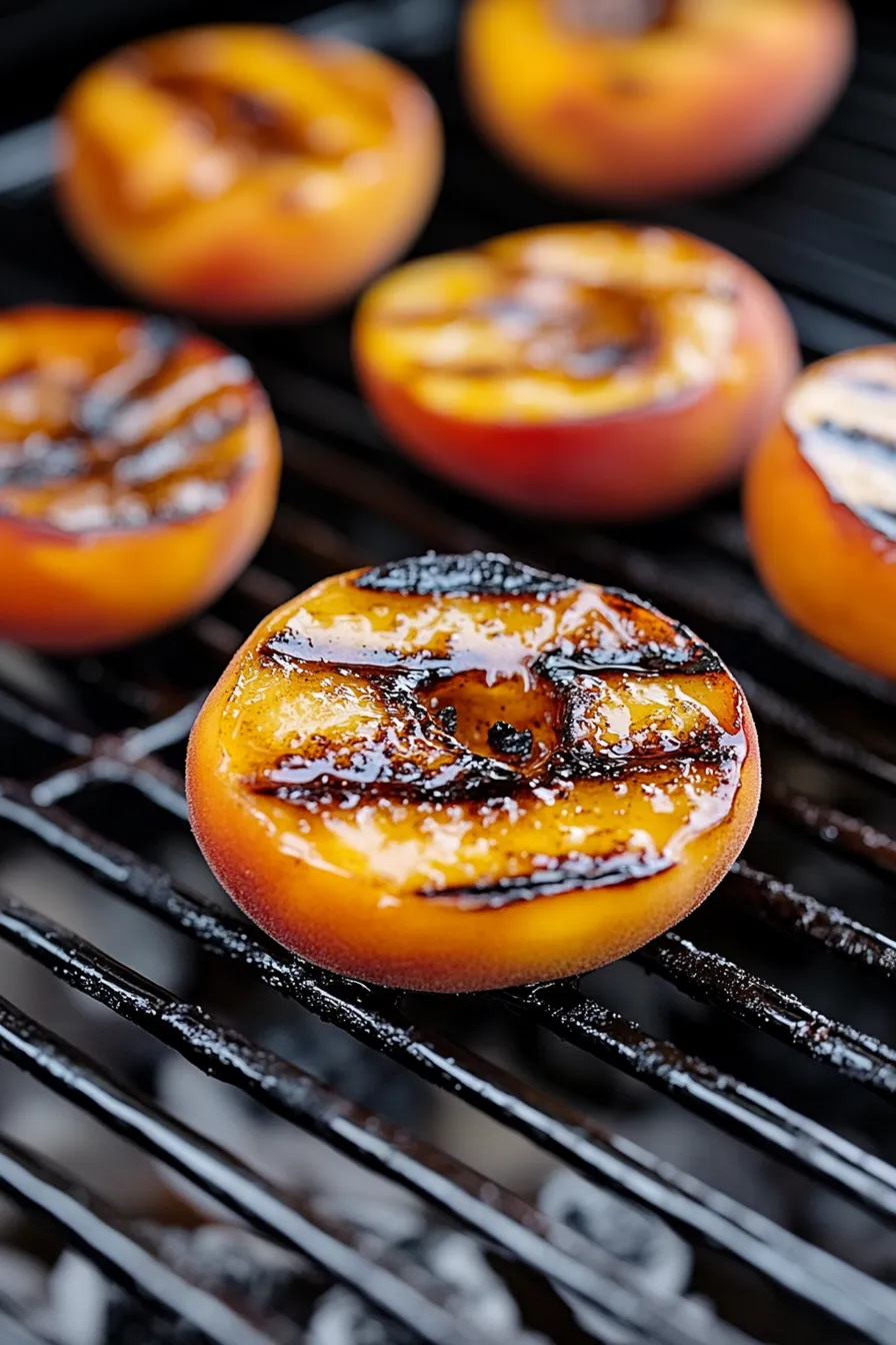Caramelized Grilled Summer Peaches