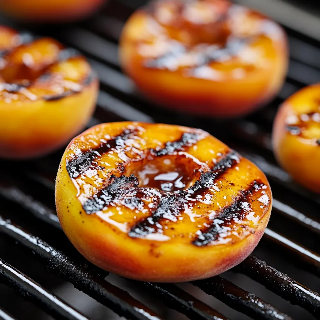 Caramelized Grilled Summer Peaches