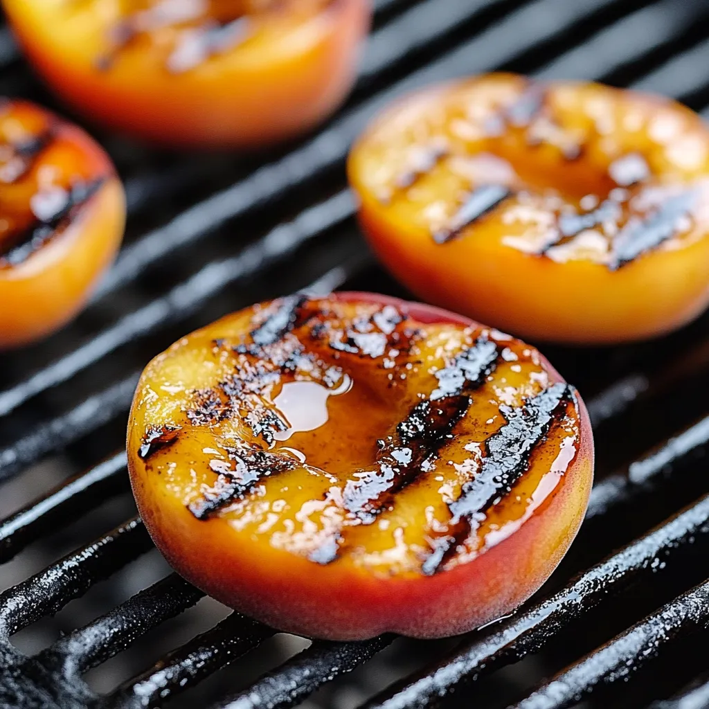 Caramelized Grilled Summer Peaches