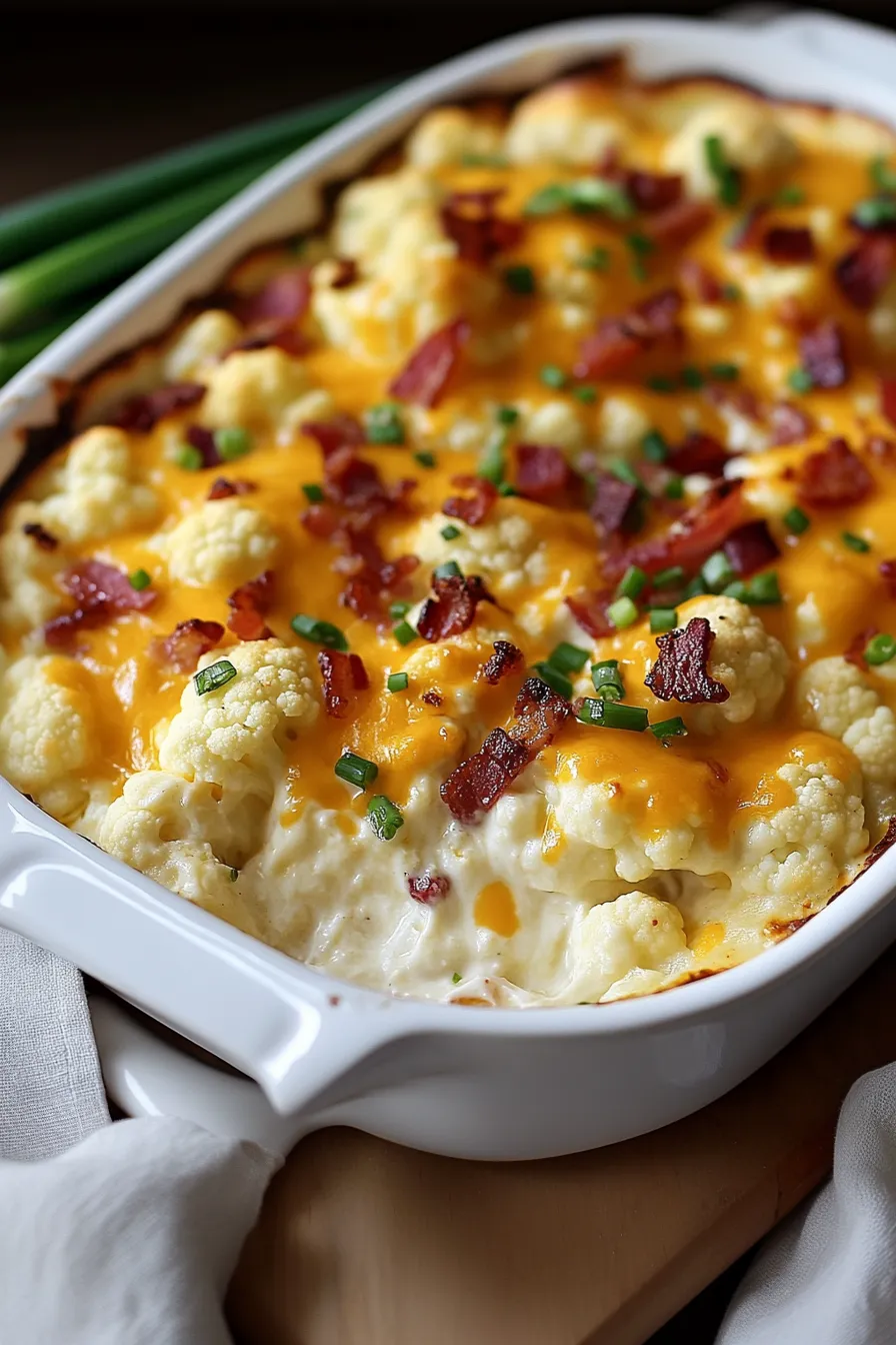 Cheesy Cauliflower Casserole