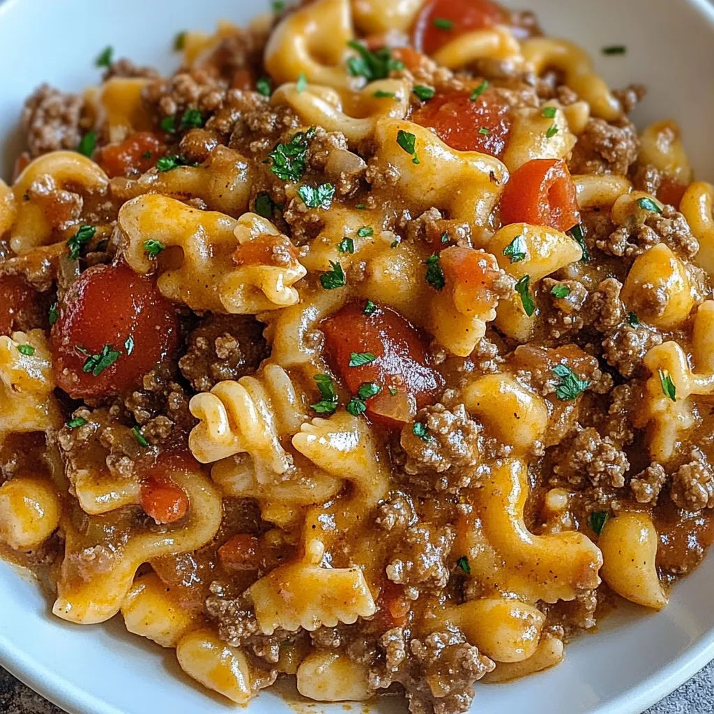 HOMEMADE HAMBURGER HELPER