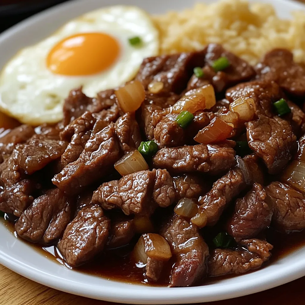 Savory Beef Tapa