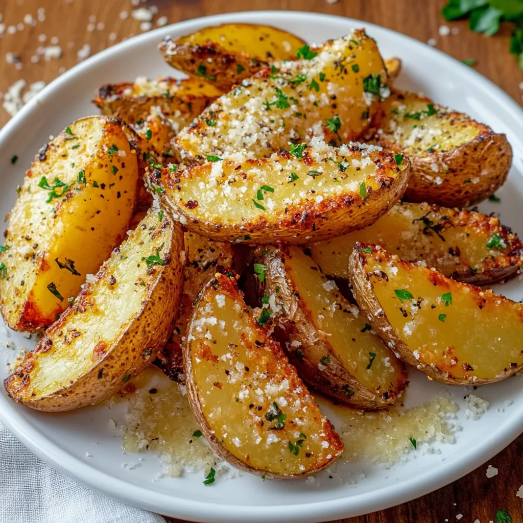 Baked Garlic Parmesan Potato