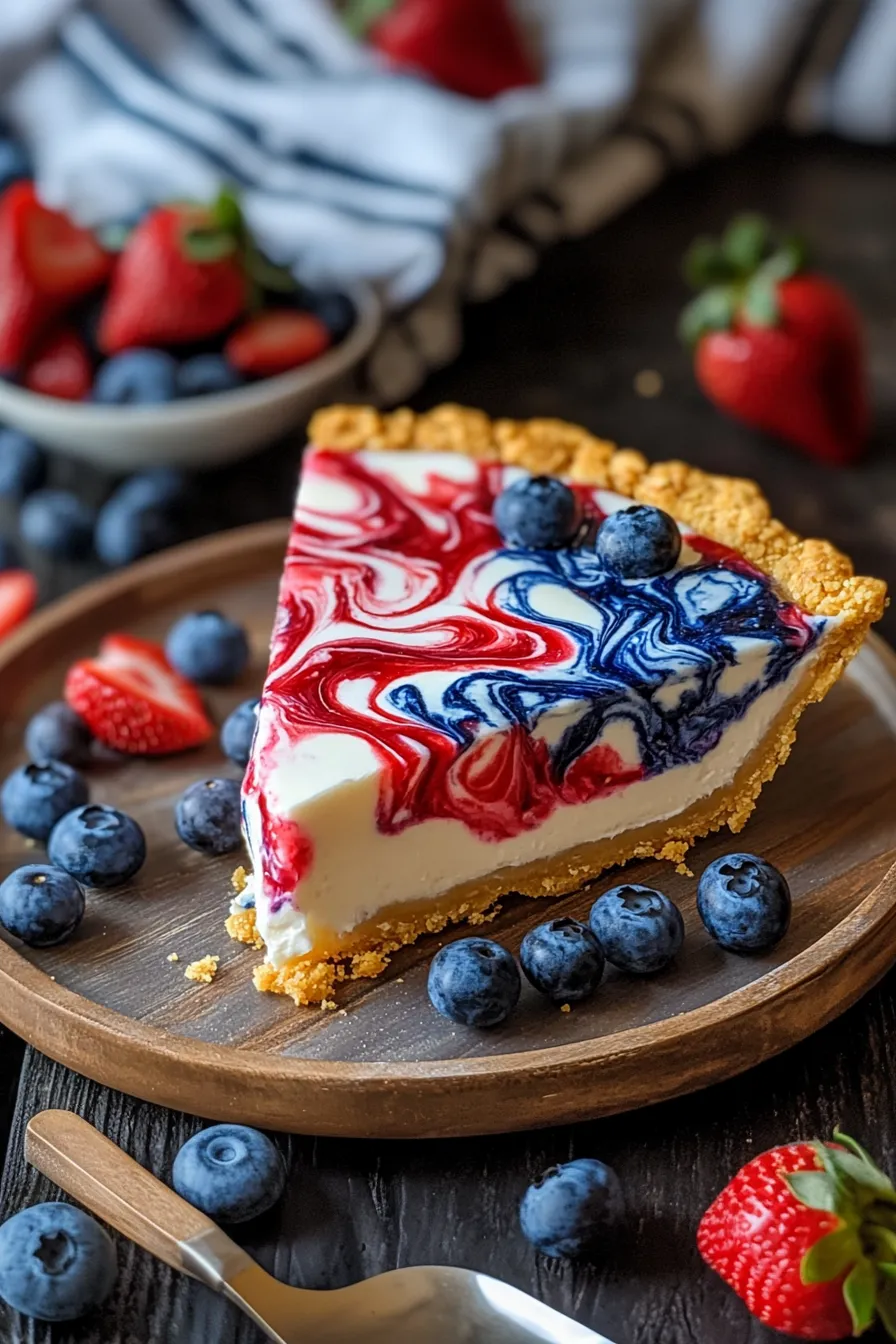 4th of July Swirl Pie
