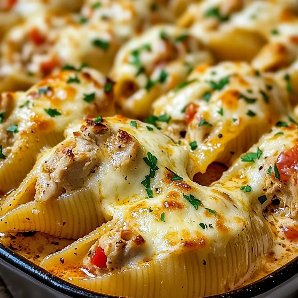 Creamy Cajun Chicken Stuffed Shells