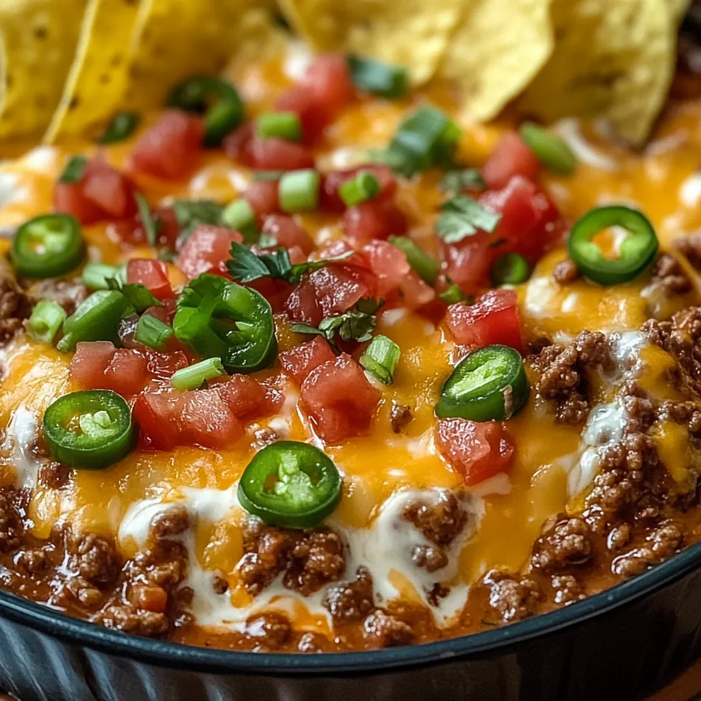 Cheesy Meaty Texas Trash Dip