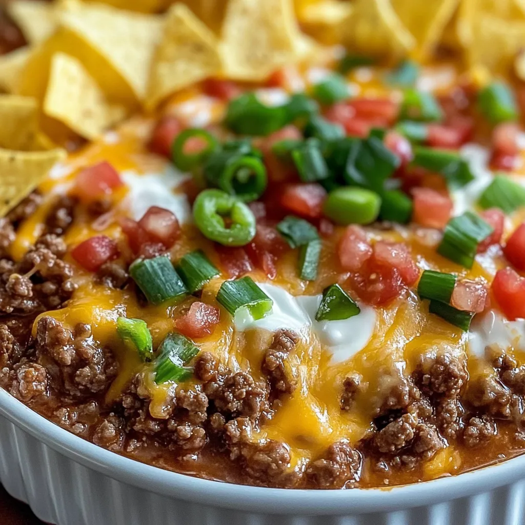 Cheesy Meaty Texas Trash Dip