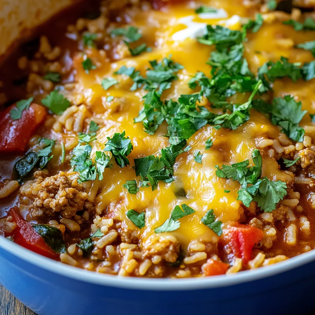 Easy Stuffed Pepper Casserole