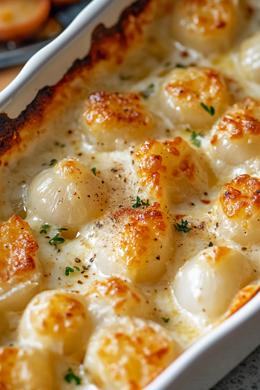 Classic Creamed Pearl Onions