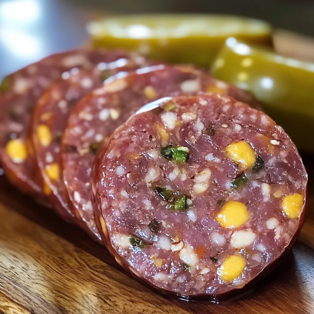 Venison Jalapeño Cheddar Summer Sausage