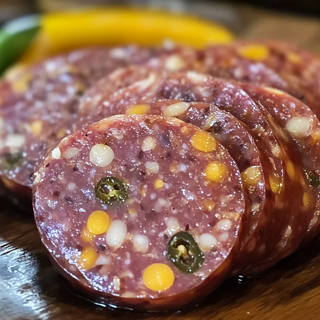 Venison Jalapeño Cheddar Summer Sausage