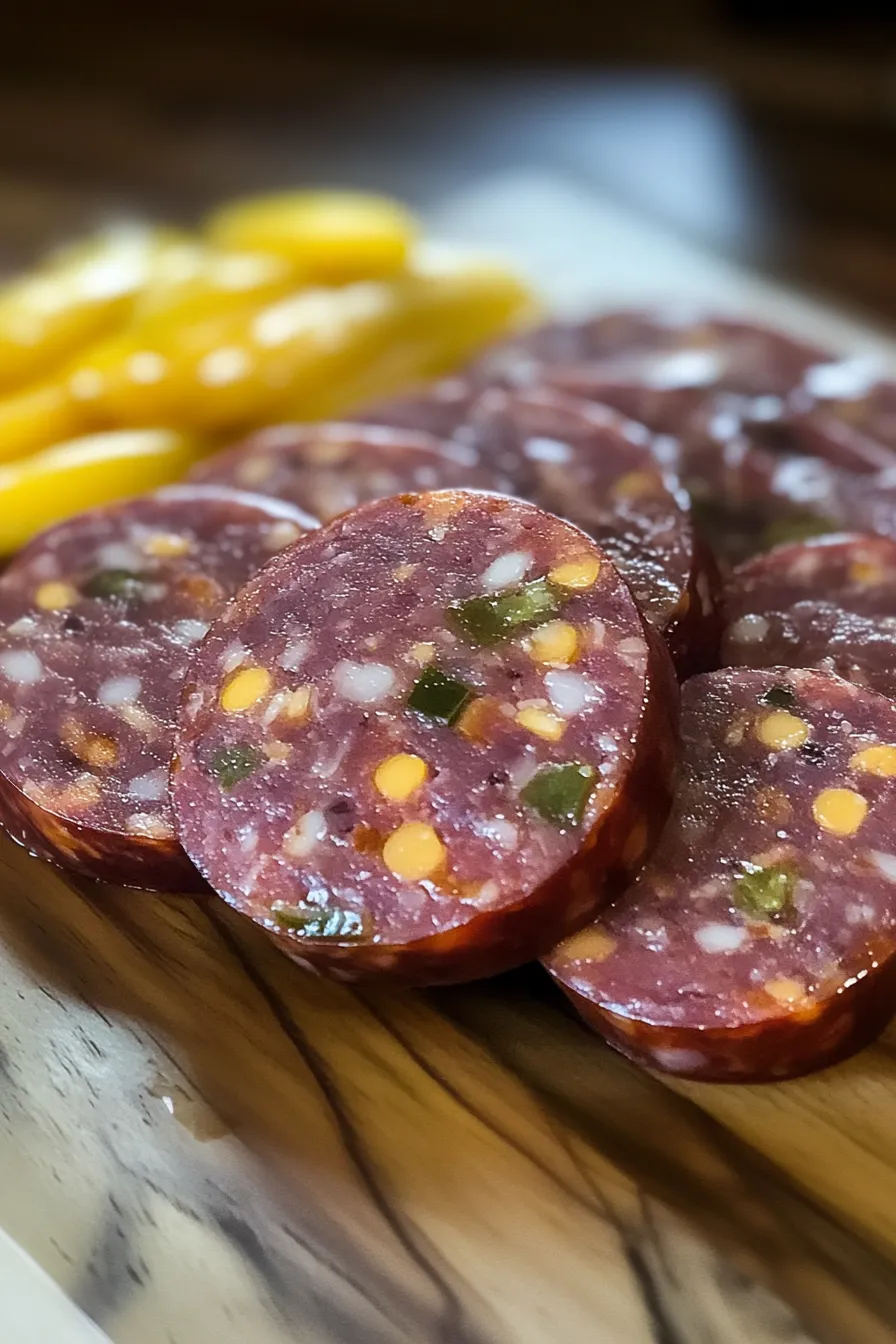 Venison Jalapeño Cheddar Summer Sausage