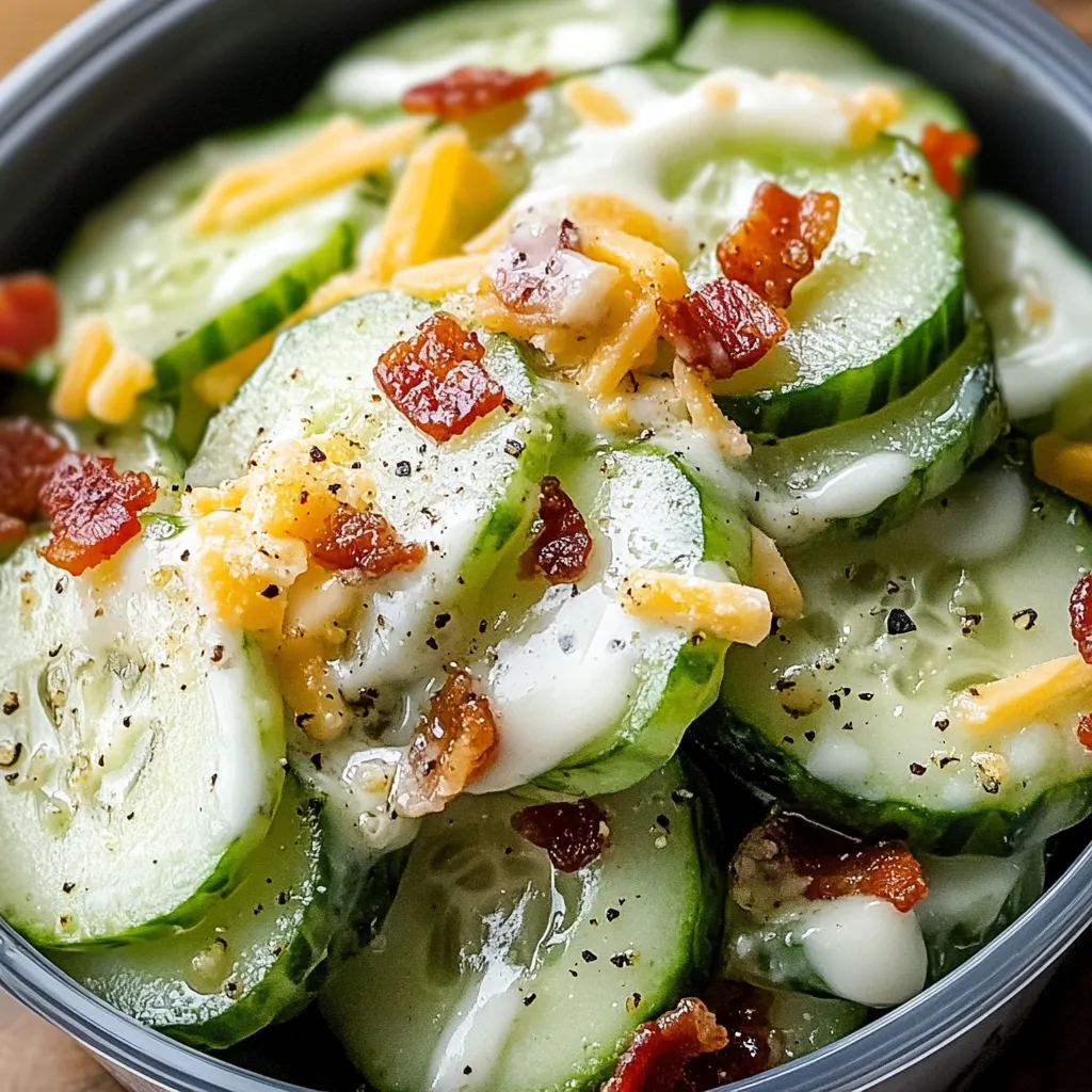 cucumber snack