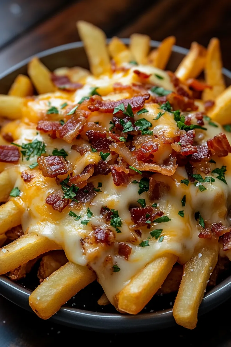 Loaded Bacon Cheese Fries
