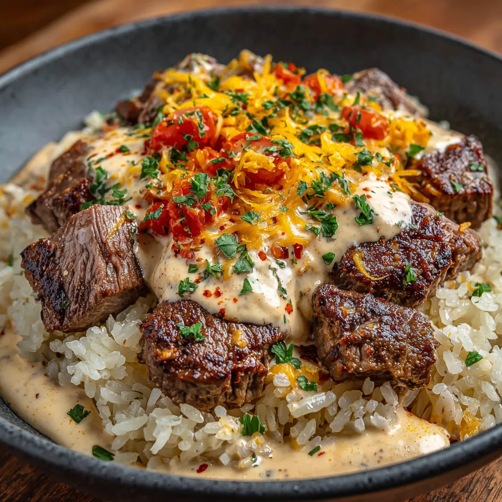 Steak & Queso Rice