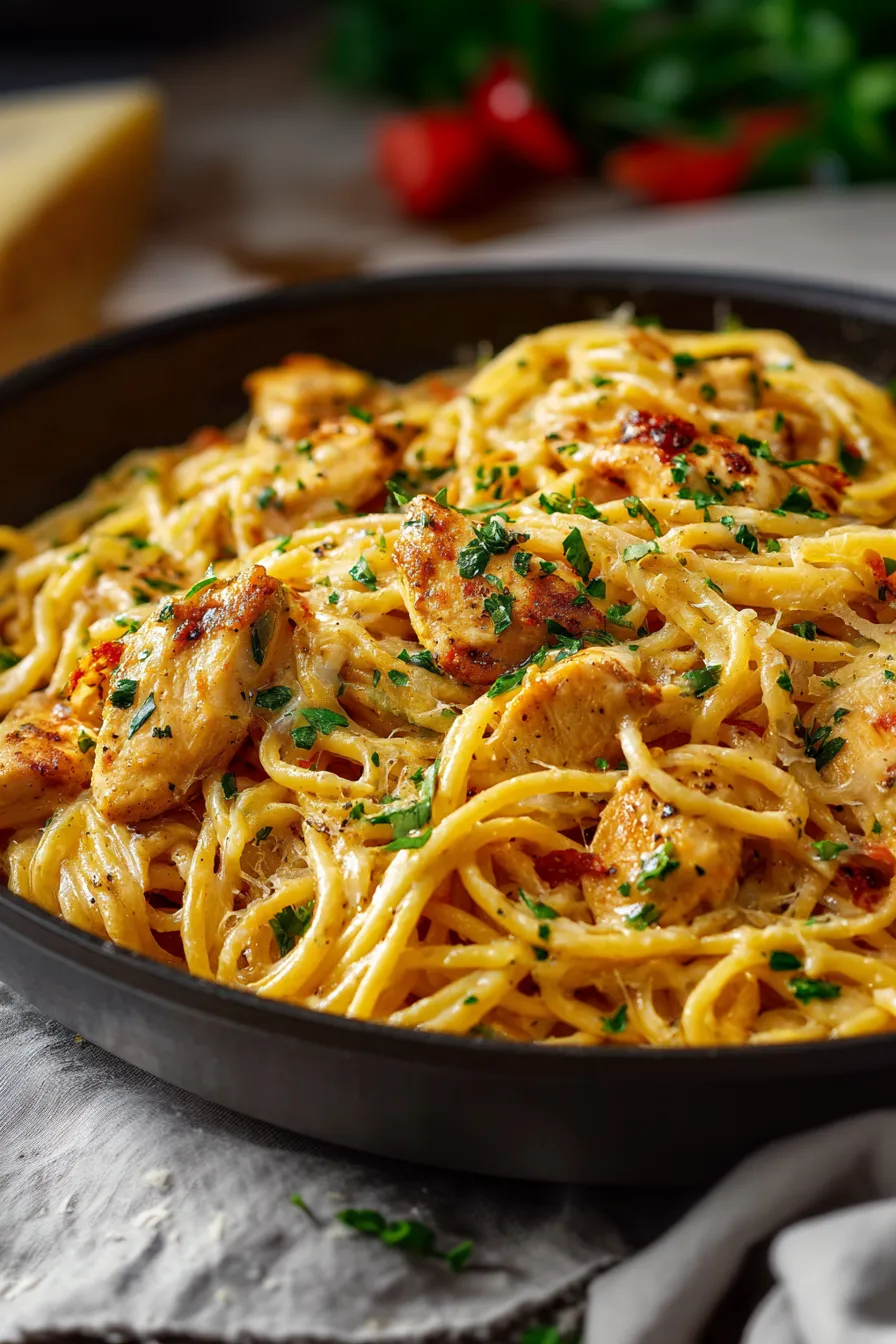 Monterey Chicken Spaghetti