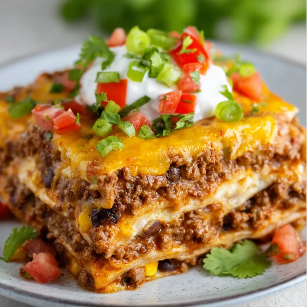 Taco lasagna