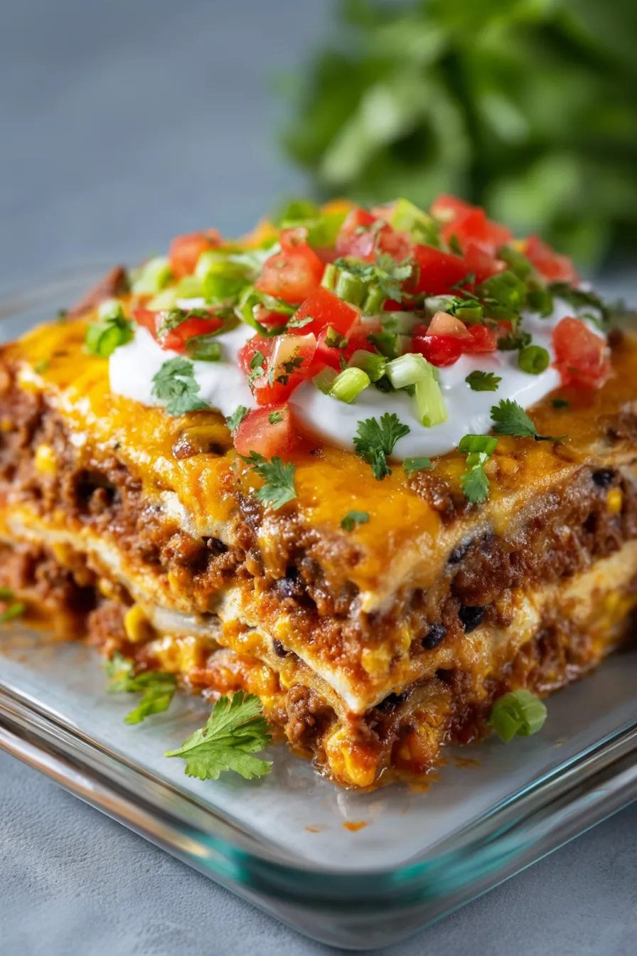 Taco lasagna