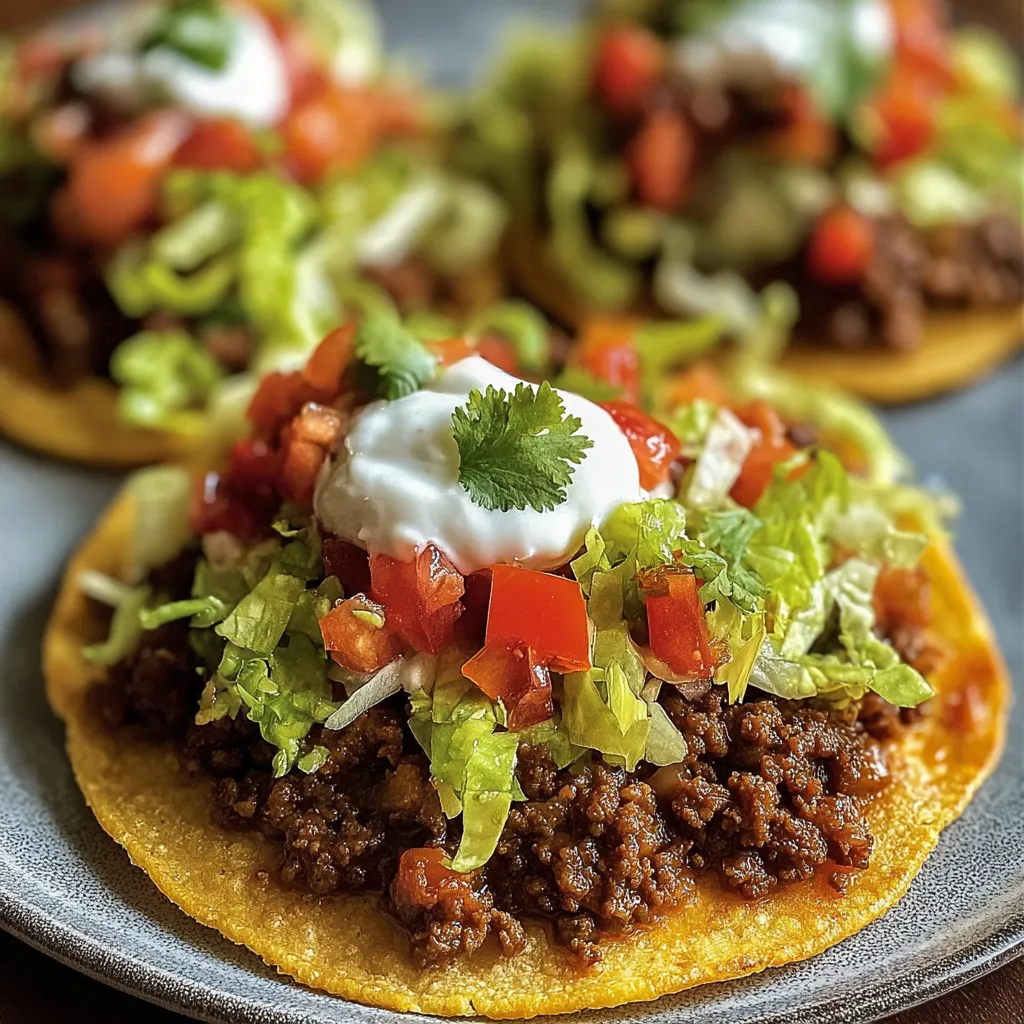 Ground Beef Tostadas