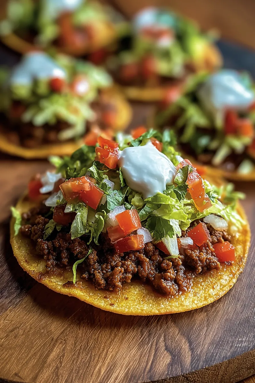 Ground Beef Tostadas