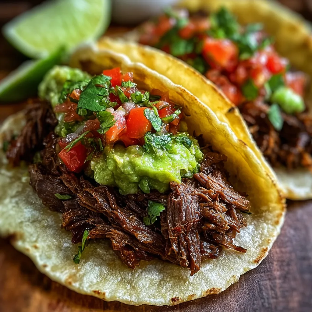 Mexican Street Tacos with Guacamole