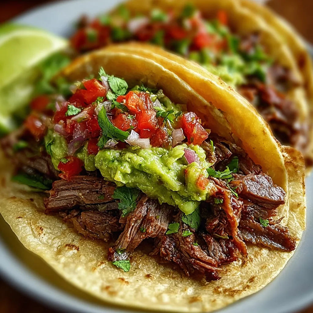 Mexican Street Tacos with Guacamole