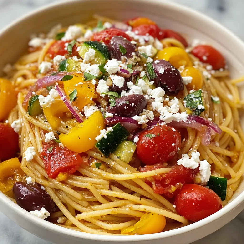 Greek Spaghetti tomato
