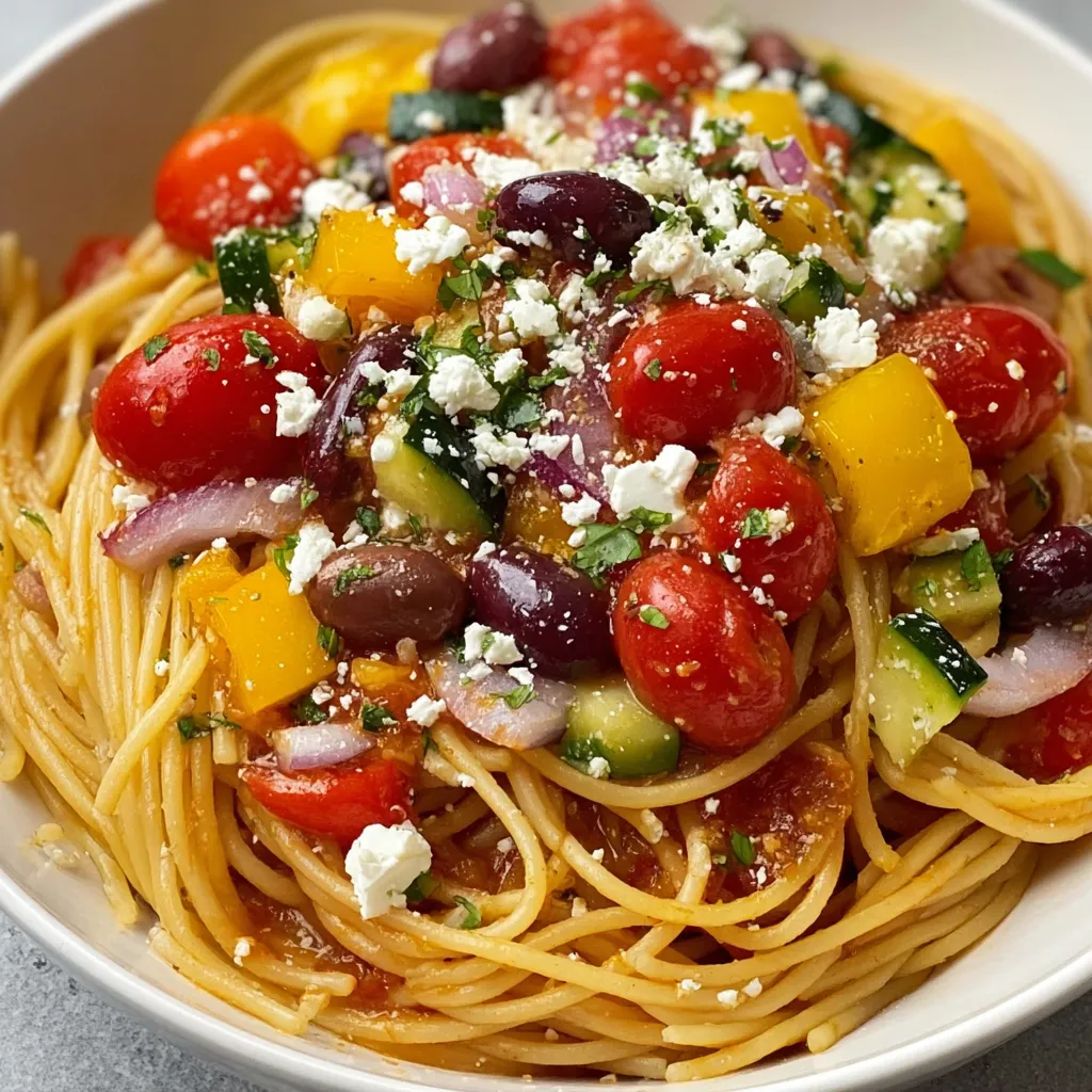 Greek Spaghetti tomato