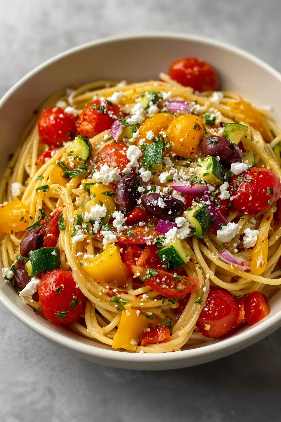 Greek Spaghetti tomato
