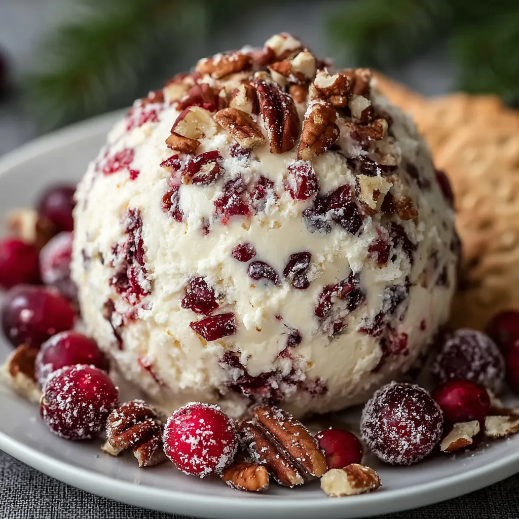 Cranberry Pecan Cheese Ball