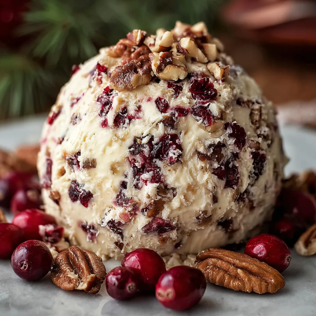 Cranberry Pecan Cheese Ball