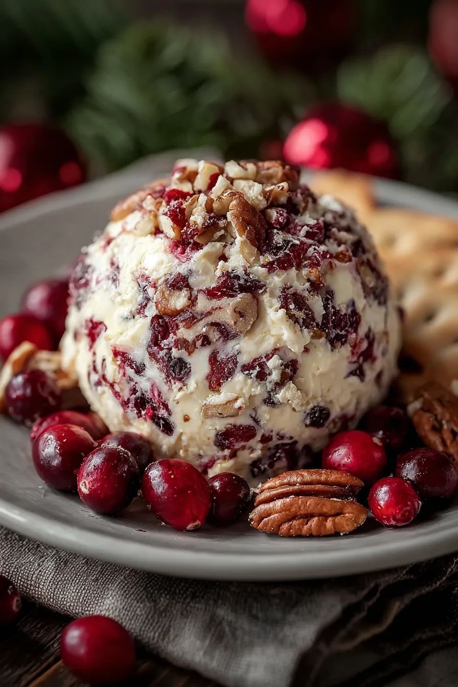 Cranberry Pecan Cheese Ball