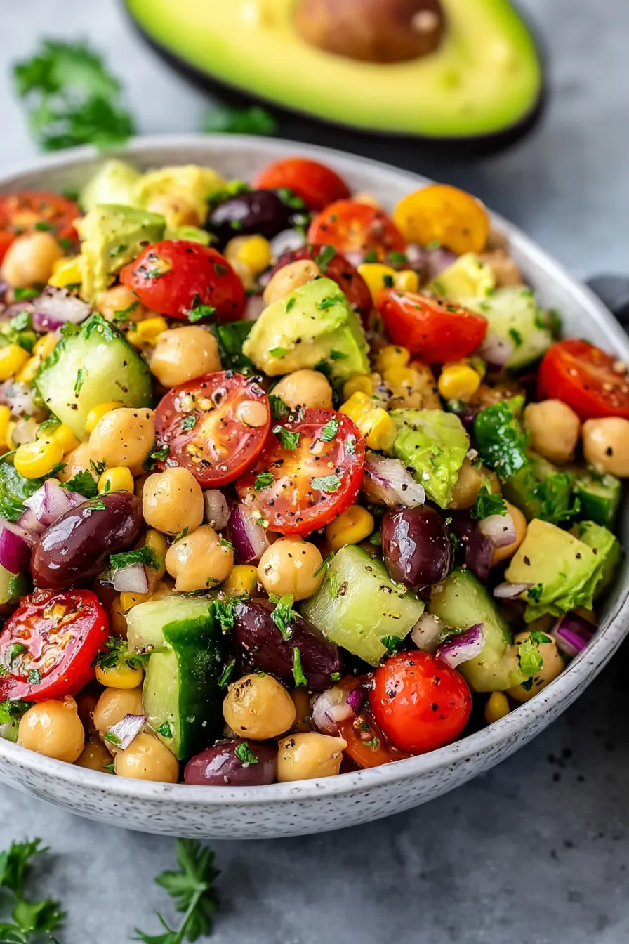 vibrant and nutritious Chickpea Salad