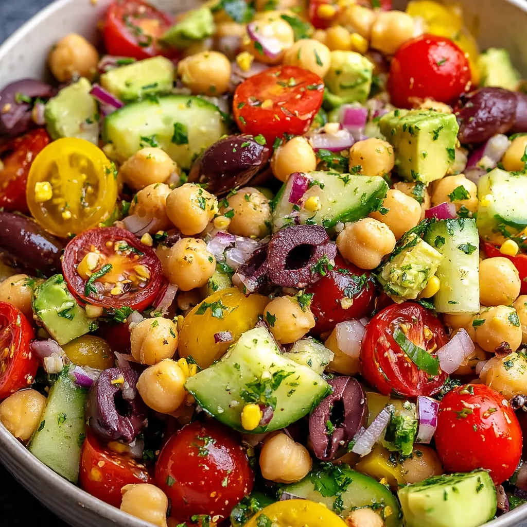 vibrant and nutritious Chickpea Salad