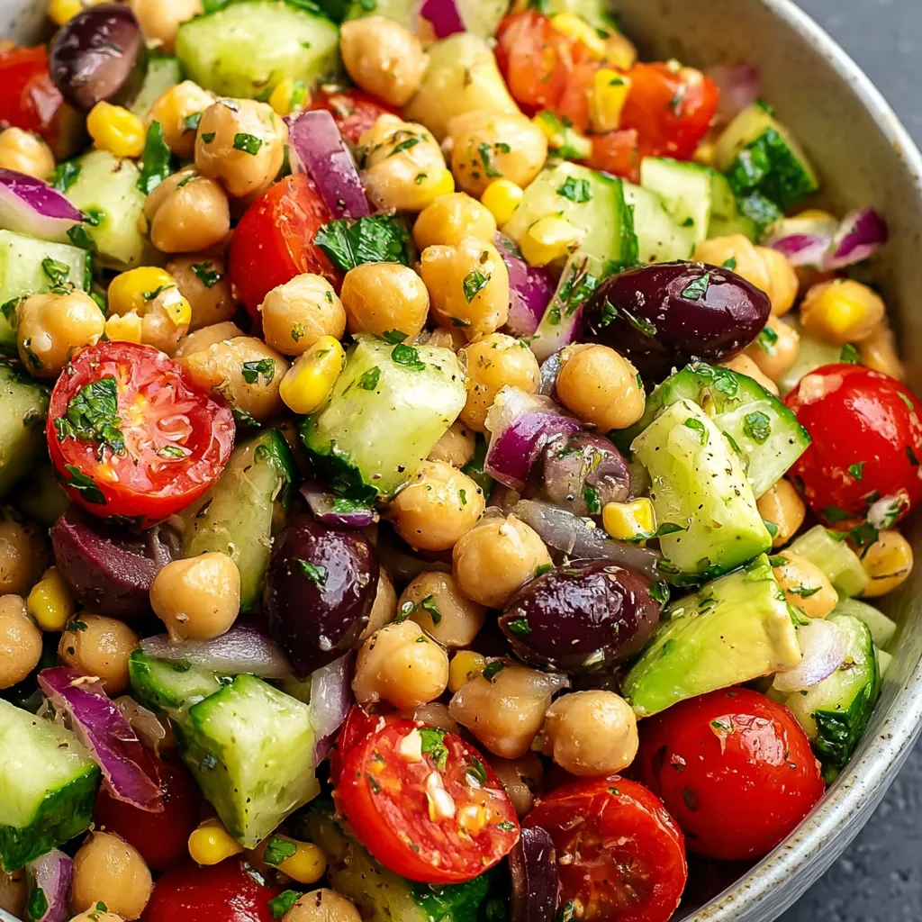 vibrant and nutritious Chickpea Salad