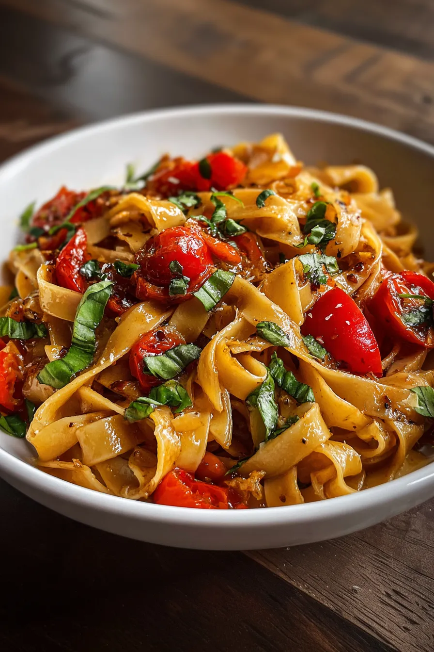 Italian Drunken Noodles: A Flavorful Pasta Dish