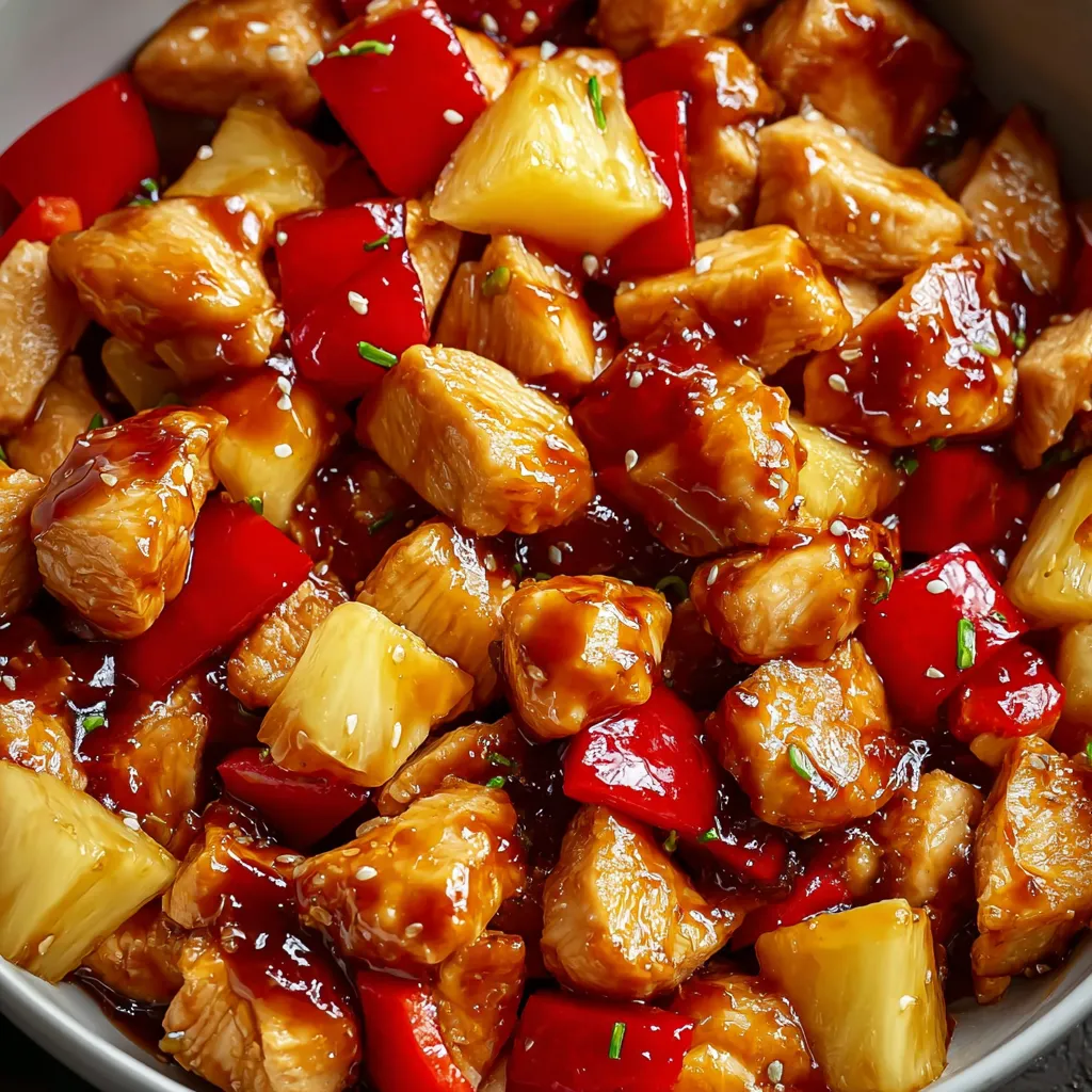 Air Fryer Pineapple Chicken