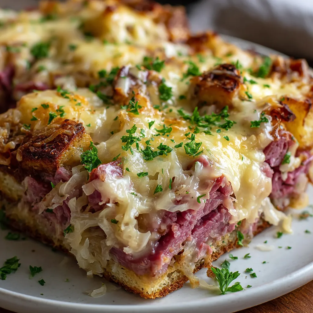 Homemade Reuben Bake