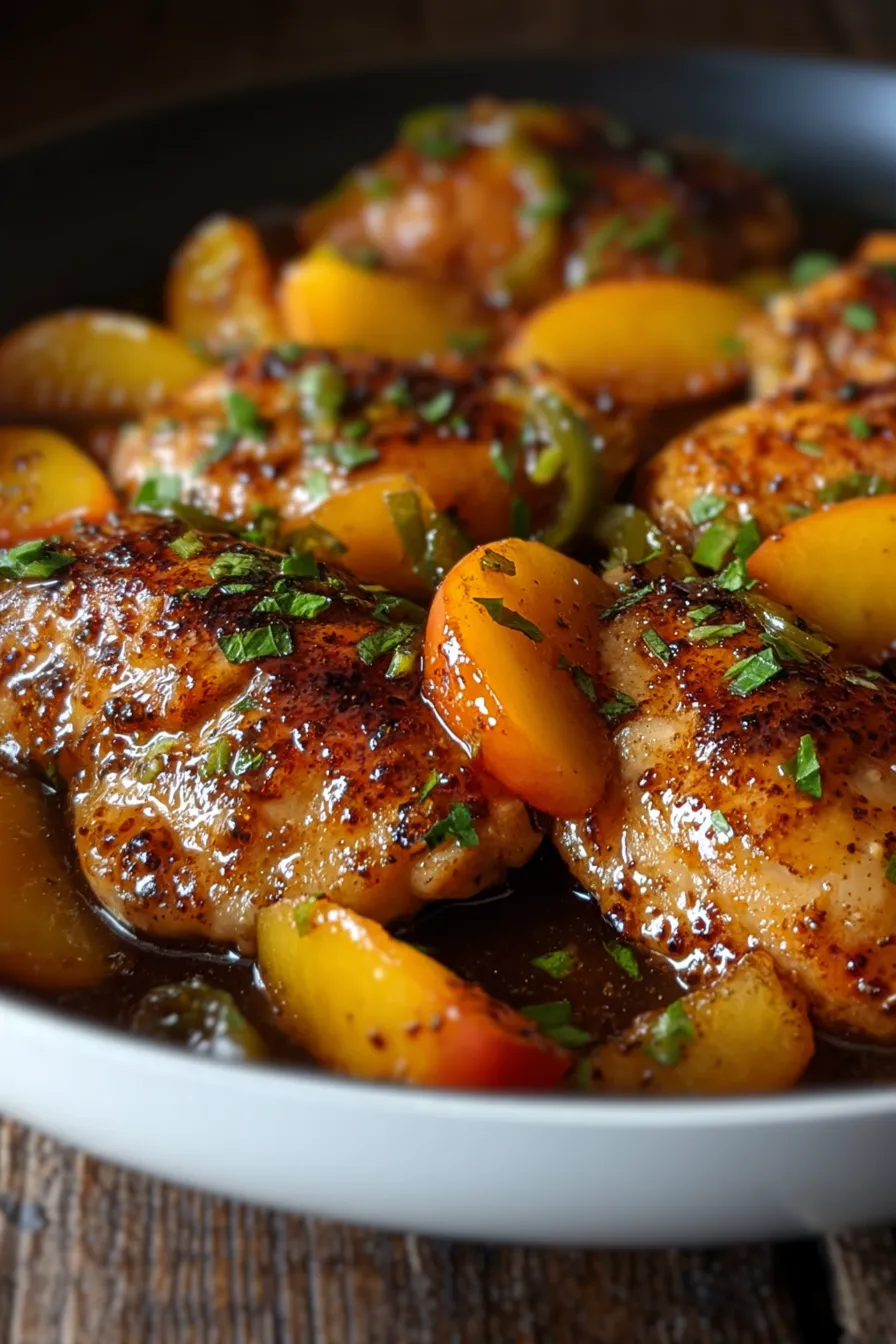 Jalapeno Peach Chicken