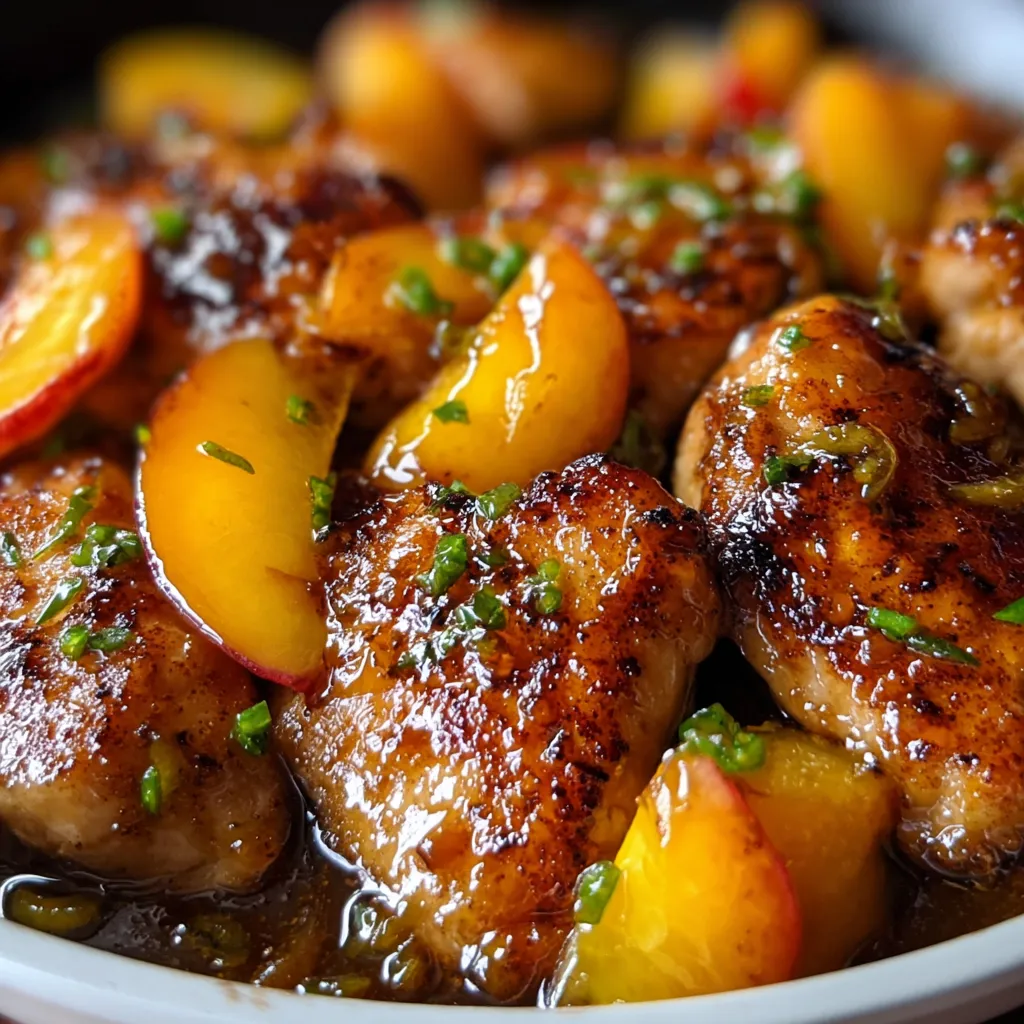 Jalapeno Peach Chicken