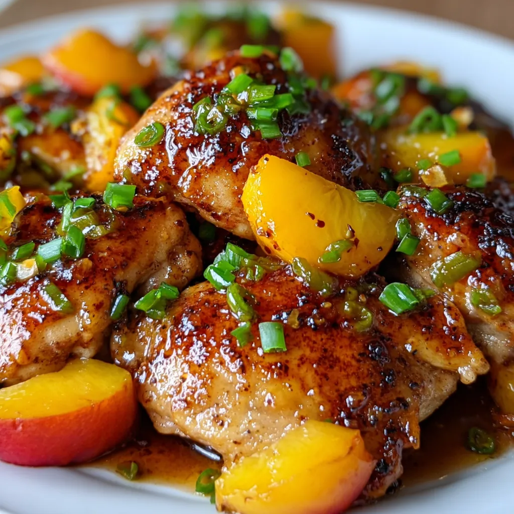 Jalapeno Peach Chicken