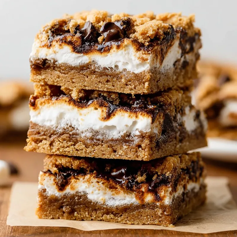 S'mores Cookie Bars